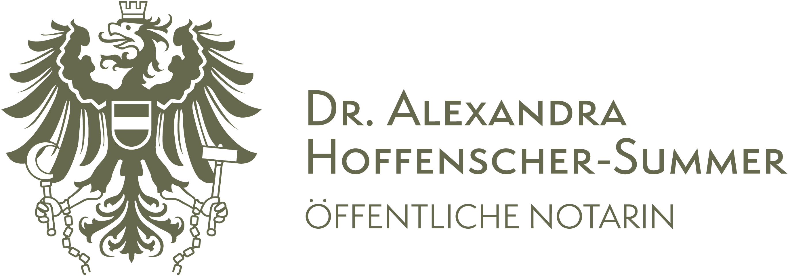 Logo Notariat Dr. Alexandra Hoffenscher-Summer